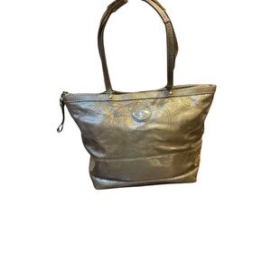 Coach Metallic Leather Bag